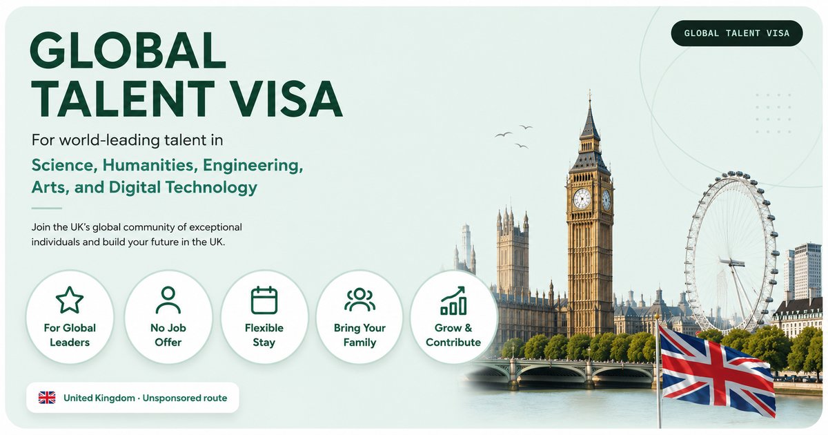 UK Global Talent Visa — The Complete Guide 2026